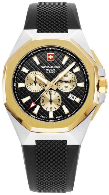 Swiss Alpine Military 7005.9847 Typhoon horloge 42 mm, Overige merken, Staal, Verzenden, Polshorloge