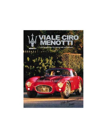 2001 MASERATI VIALE CIRO MENOTTI MAGAZINE ENGELS, Nieuw, Author