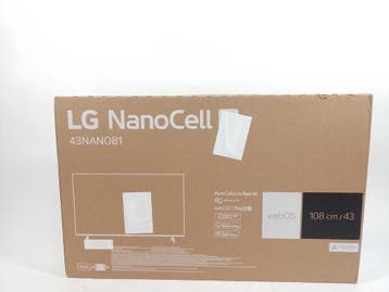 LG Smart TV 43 - NanoCell 4K, Audio, Tv en Foto, Televisies, Verzenden, Nieuw