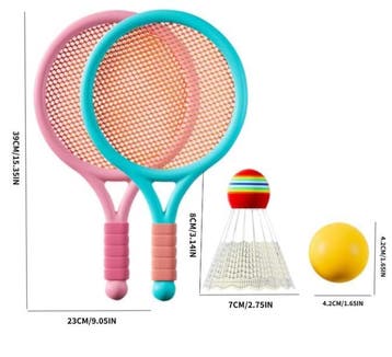 Badminton Rackets Set Lichtgewicht Duurzaam met Grip, Verzenden, Nieuw