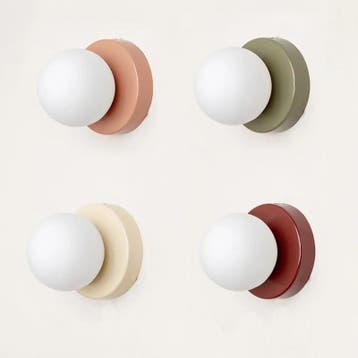 Macaron LED Wandlamp Mini Glazen Wandverlichting, Huis en Inrichting, Verzenden, Nieuw