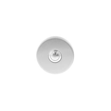 Intersteel Deurbel rond verdekt ø53x10mm - RVS, Huis en Inrichting, Deurbellen, Verzenden, Nieuw