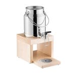GGM Gastro | Melkdispenser - BRIDGE - 3 liter - RVS & |, Verzenden, Nieuw in verpakking, RVS Meubilair