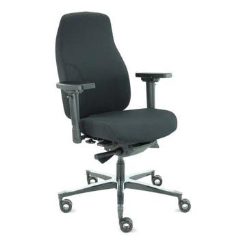 (MDK-107436) Therapod&reg; X2 bureaustoel - Mirage zwart, Ophalen of Verzenden, In hoogte verstelbaar, Nieuw