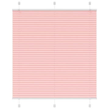 vidaXL Plissé rolgordijn 120x100cm stofbreedte 119,4cm, Huis en Inrichting, Verzenden, Nieuw, Roze