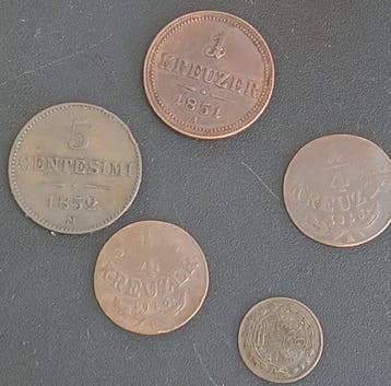Oostenrijk. Set of 4 coins, various denominations, incl. 5