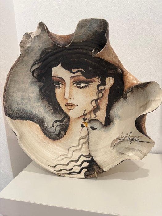 Greek ceramic astist - Kom - Keramiek, Antiek en Kunst, Kunst | Designobjecten