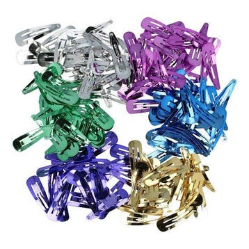 Haarspeld Klikklak 5cm - Basic - Metallic Kleuren - Set van, Nieuw