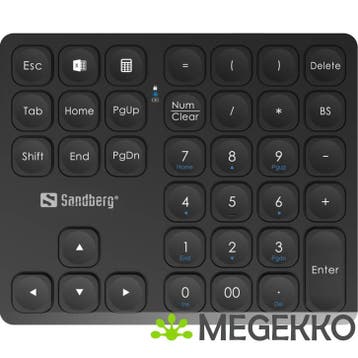 Sandberg Wireless Numeric Keypad Pro, Computers en Software, Toetsenborden, Verzenden, Nieuw, Sandberg