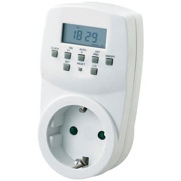 Tijdschakelaar - Digitale Schakelklok - 3500W - Wit |, Audio, Tv en Foto, Audiokabels en Televisiekabels, Ophalen of Verzenden