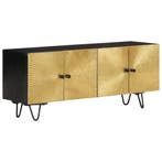 vidaXL Tv-meubel 110x30x45 cm massief mangohout, 100 tot 150 cm, Verzenden, Nieuw, Minder dan 100 cm