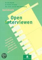 Basisboek open interviewen druk 1 9789020727647, Zo goed als nieuw
