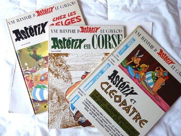 Astérix - 3x C - EO/Ré - 3 Album - 1965/1979, Boeken, Nieuw