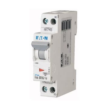 Eaton Installatieautomaat 1P+N B16 PLN6-B16/1N-MW, Ophalen of Verzenden, Nieuw