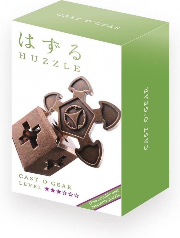 Huzzle Cast Puzzle - Ogear (level 3) | Huzzle - Puzzels, Hobby en Vrije tijd, Denksport en Puzzels, Nieuw, Verzenden