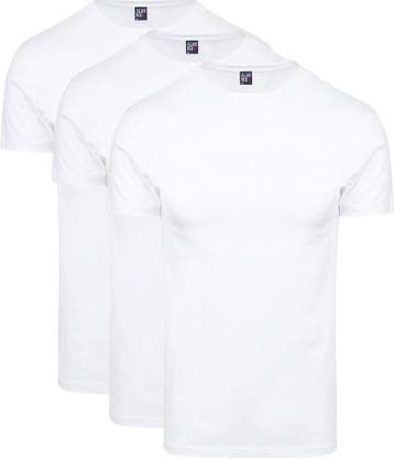 Alan Red Oakville T-shirt Wit (3Pack) maat M Heren, Wit, Nieuw, Alan Red, Verzenden