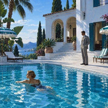 Le Yack - Deep End, Riviera - Hand-signed