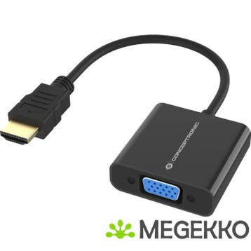 Conceptronic ABBY20B video kabel adapter 0,25 m HDMI Type A, Verzenden, Nieuw