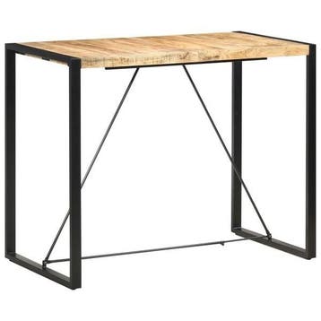 Industriele Bartafel Mangohout | Tweedekansje | OP=OP, Huis en Inrichting, Barren, Ophalen of Verzenden, Zo goed als nieuw