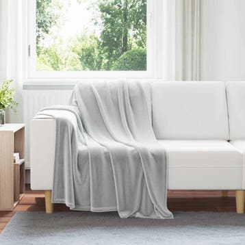vidaXL Kleden 6 st Grijs 130 x 150 cm 3.04 Fleece, Verzenden, Nieuw, Grijs