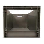 Magazijnbak, 600x400x340 mm, euronorm, grijs kunststof,, 40 tot 60 cm, 50 tot 75 cm, Ophalen of Verzenden, Nieuw