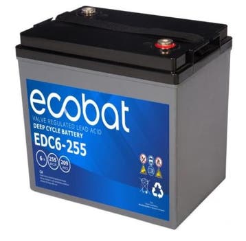 Ecobat AGM Deep Cycle accu | EDC6-255 | 6V 255Ah, Ophalen of Verzenden, Nieuw