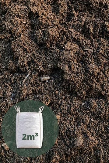 Organische bodemverbeteraar - Bigbag 2 m³ - voor siertuin en