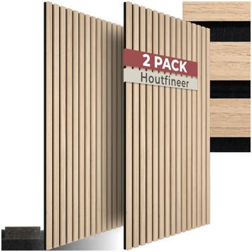 Akoestische panelen Sonic Wall II houtlook - licht eiken, Verzenden, Nieuw