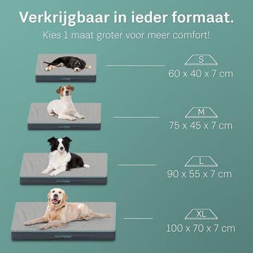 2dekans | CozySense® – Orthopedisch Hondenkussen 90 X 55 Cm, Dieren en Toebehoren, Ophalen of Verzenden, Zo goed als nieuw