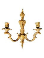 Kandelaar - Messing - H: 37 cm, Antiek en Kunst