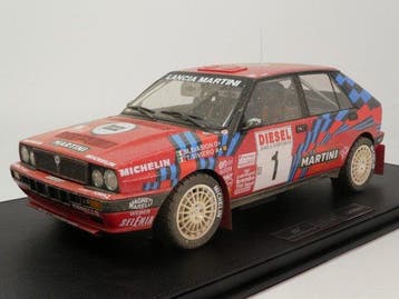 Top Marques 1:12 - Model raceauto - Lancia Delta HF, Hobby en Vrije tijd, Modelauto's | 1:5 tot 1:12, Nieuw