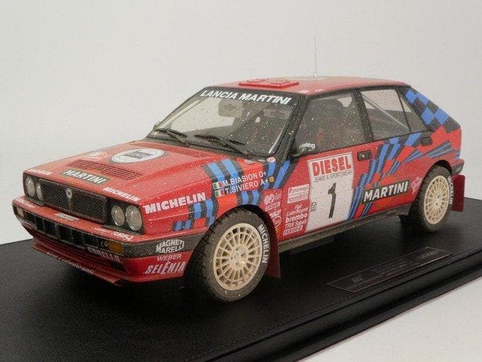 Top Marques 1:12 - Model raceauto - Lancia Delta HF, Hobby en Vrije tijd, Modelauto's | 1:5 tot 1:12