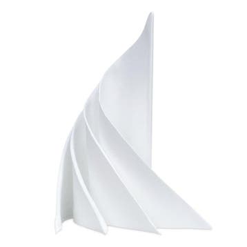 Servetten Wit 53x53cm Katoen - RiR, Verzenden, Nieuw, Overige kleuren, Tafelkleed of Tafelzeil