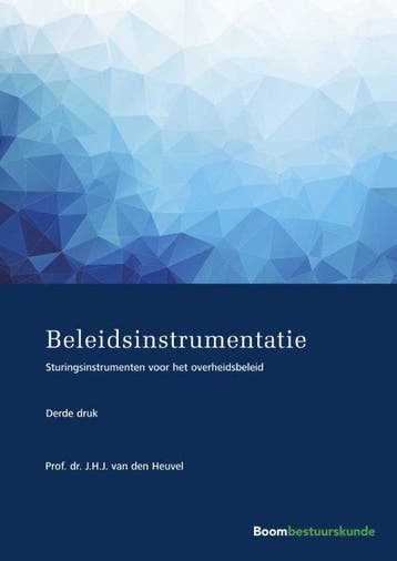 9789462366626 Studieboeken bestuur en beleid - Beleidsins..., Verzenden, Zo goed als nieuw, J.H.J. van den Heuvel