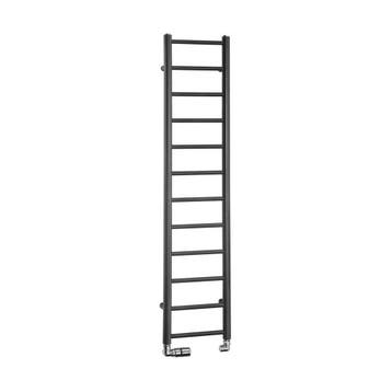 Handdoekradiator Sapho Dina Recht 30x174 cm Antraciet, Ophalen of Verzenden, Nieuw