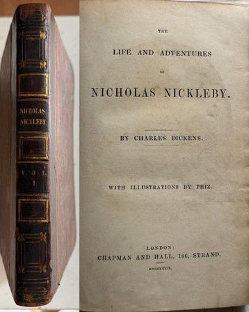 DICKENS, Charles - 1st. ed. The Life and Adventures of, Antiek en Kunst
