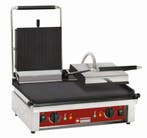 Dubbele Contactgrill Geribeld/Glad HorecaTraders, Verzenden, Nieuw in verpakking