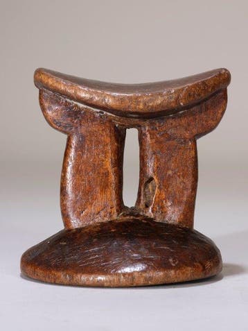 Houten neksteun – toegeschreven aan Afar – Ethiopië / Hoorn, Antiek en Kunst