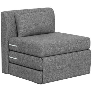 Slaapstoel, Gastenmatras, 3-voudig Opvouwbaar, Compact, Meta, Verzenden, Nieuw