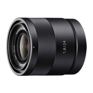 Sony E 24mm f/1.8Z Zeiss Sonnar T* objectief (SEL24F18Z.AE, Verzenden, Gebruikt, Standaardlens