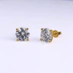 Oorstekers - 18 karaat Geel goud - 4.08ct. tw. - Diamant - 2