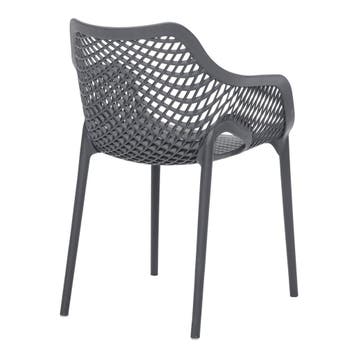 Tuinstoel  Air XL  Donkergrijs  Siesta, Verzenden, Nieuw