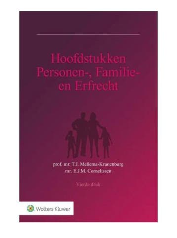 Hoofdstukken Personen-, Familie- en Erfrecht, 9789013155013, Verzenden, Zo goed als nieuw, HBO