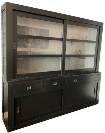 Buffetkast antraciet - grijs Hasselt 240cm, Ophalen of Verzenden, Nieuw