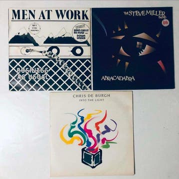 Men At Work+The Steve Miller Band*+Chris de Burgh - 3 Albums, Nieuw in verpakking