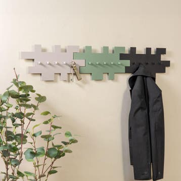 Spinder Design Tetromino wandkapstok - dusty green, Huis en Inrichting, Woonaccessoires | Kapstokken, Verzenden, Nieuw