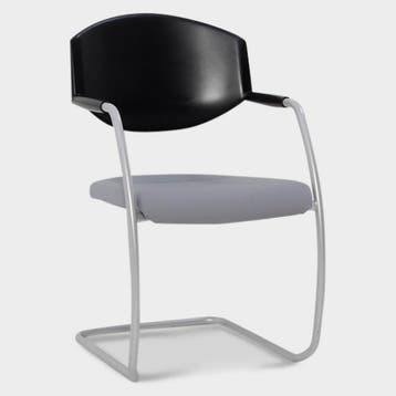 Vergaderstoel Giroflex 16,lichtgrijs-zwart , slede frame, Ophalen of Verzenden, Nieuw