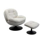 *WOONWINKEL* Kare Design Standford Draai Fauteuil Met Voeten, Huis en Inrichting, Fauteuils, Verzenden, Nieuw, Stof