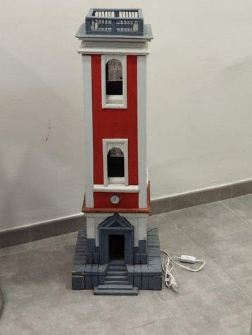 Decoratief ornament - Italië - Klokkentoren San Rocco XX