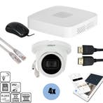 Set 4x Turret 8MP + Recorder & Bekabeling, Ophalen of Verzenden, Nieuw